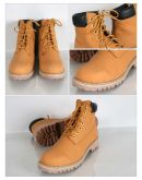Mens Beige Millitary Boots