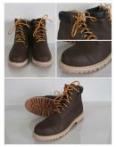 Mens Brown Millitary Boots