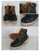 Mens Black Millitary Boots.